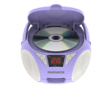 Magnavox, Portable CD Radio Boombox, Purple