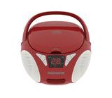 Magnavox, Portable CD Radio Boombox, Red