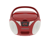 Magnavox, Portable CD Radio Boombox, Red