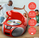 Magnavox, Portable CD Radio Boombox, Red
