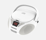 Magnavox, Portable CD Radio Boombox, White