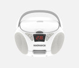 Magnavox, Portable CD Radio Boombox, White