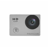 Proscan, 2" 720P Waterproof Action Camera, Silver