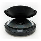 Proscan, Wireless Compact Portable CD Player, With Stereo Earbuds, Black