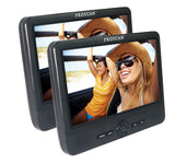 Proscan, 9" Dual Screen Portable DVD Player, Black