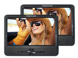 Proscan, 9" Dual Screen Portable DVD Player, Black