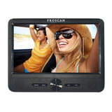 Proscan, 9" Dual Screen Portable DVD Player, Black