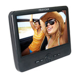 Proscan, 9" Dual Screen Portable DVD Player, Black