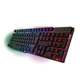 Proscan, 4 In 1 Gaming Set, Includes:Light Up Keyboard,Light Up Mouse,Headset With Mic,Mouse Pad, Black