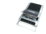 Proscan, Cassette Player/Recorder, With Freestanding Microphone, Silver