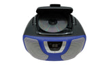 Proscan, Portable CD Radio Boombox, Blue