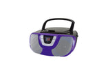 Proscan, Portable CD Radio Boombox, Purple