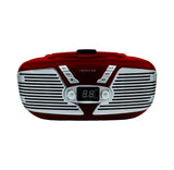Proscan, Retro Portable CD Radio Boombox, Red