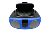 Proscan, Portable CD Radio Boombox, Blue