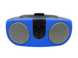 Proscan, Portable CD Radio Boombox, Blue