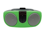 Proscan, Portable CD Radio Boombox, Green
