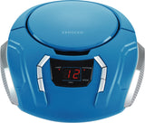 Proscan, Portable CD Radio Boombox, Blue