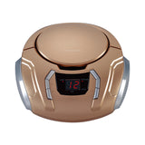 Proscan, Portable CD Radio Boombox, Champagne