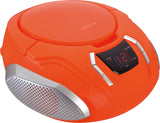 Proscan, Portable CD Radio Boombox, Orange