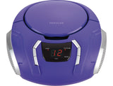 Proscan, Portable CD Radio Boombox, Purple