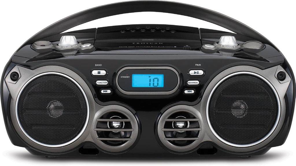 Proscan, Bluetooth®  Portable CD Radio Boombox