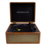 Proscan, Bluetooth®  Portable CD Player, Suitcase Style, Brown