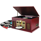 Proscan, Nostalgia 6 In 1 Bluetooth® CD Music Sytem, Wood
