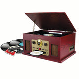 Proscan, Nostalgia 6 In 1 Bluetooth® CD Music Sytem, Wood
