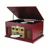 Proscan, Nostalgia 6 In 1 Bluetooth® CD Music Sytem, Wood