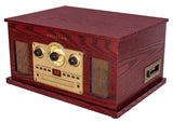 Proscan, Nostalgia 6 In 1 Bluetooth® CD Music Sytem, Wood