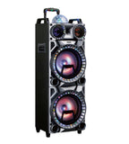 2 x 12" LIGHT UP BLUETOOTH SPEAKER-FM RADIO
