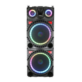 2 x 15" LIGHT UP BLUETOOTH SPEAKER-FM RADIO