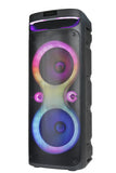 2 X 10" TWS LIGHT UP BLUETOOTH SPEAKER-FM RADIO