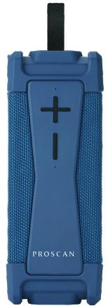 Proscan, Rugged Portable Bluetooth® Speaker, Blue