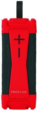 Proscan, Rugged Portable Bluetooth® Speaker, Red