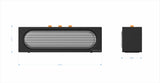 Proscan, Portable TWS Bluetooth Speaker, Black