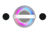 Proscan, Portable Bluetooth Speaker, Light Up, 2 Microphones