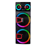 2 X 15" BLUETOOTH PARTY SPEAKER WITH MICROPHONE