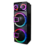 2 X 15" BLUETOOTH PARTY SPEAKER WITH MICROPHONE