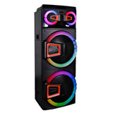 2 X 15" BLUETOOTH PARTY SPEAKER WITH MICROPHONE