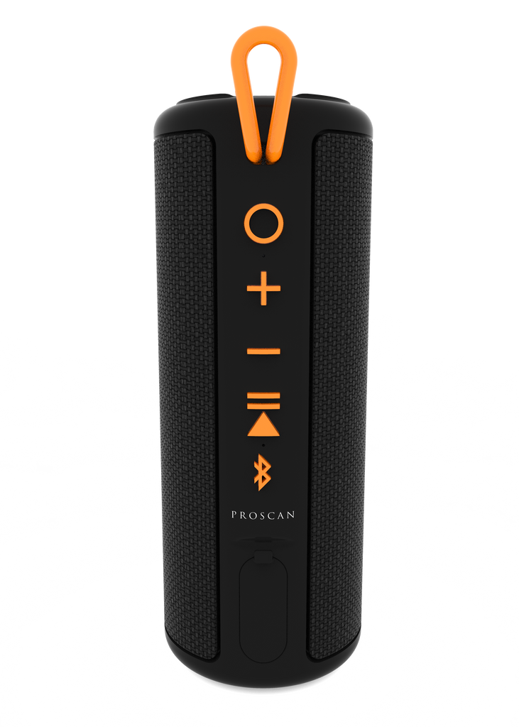 RUBBER FINISH BLUETOOTH SPEAKER WITH CLOTH TRIM-FM RADIO