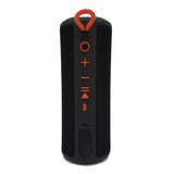 RUBBER FINISH BLUETOOTH SPEAKER WITH CLOTH TRIM-FM RADIO