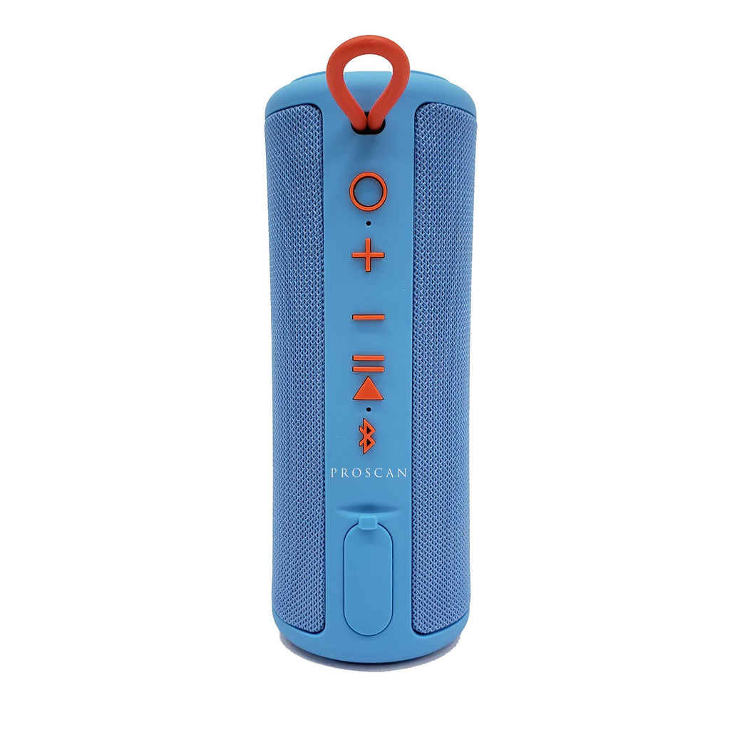Proscan, Portable Rubber Finish Bluetooth® Speaker, Blue