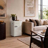 Frigidaire, 3.2 Cu. Ft. Retro Compact Refrigerator, Built-In Side Bottle Opener, Moonbeam