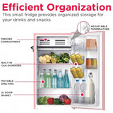 Frigidaire, 3.2 Cu. Ft. Retro Compact Refrigerator, Built-In Side Bottle Opener, Pink2