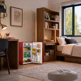 Frigidaire, 3.2 Cu. Ft. Retro Compact Refrigerator, Built-In Side Bottle Opener, Red