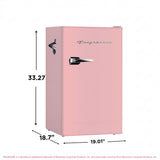 Frigidaire, 3.2 Cu. Ft. Retro Compact Refrigerator, Built-In Side Bottle Opener, Pink2
