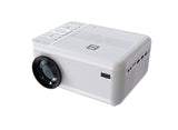 RCA, Bluetooth®  Home Theater Projector, Built-In DVD player, White