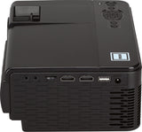 RCA, 2 in 1 Bluetooth® Home Theater Projector, With Projector Screen, Black