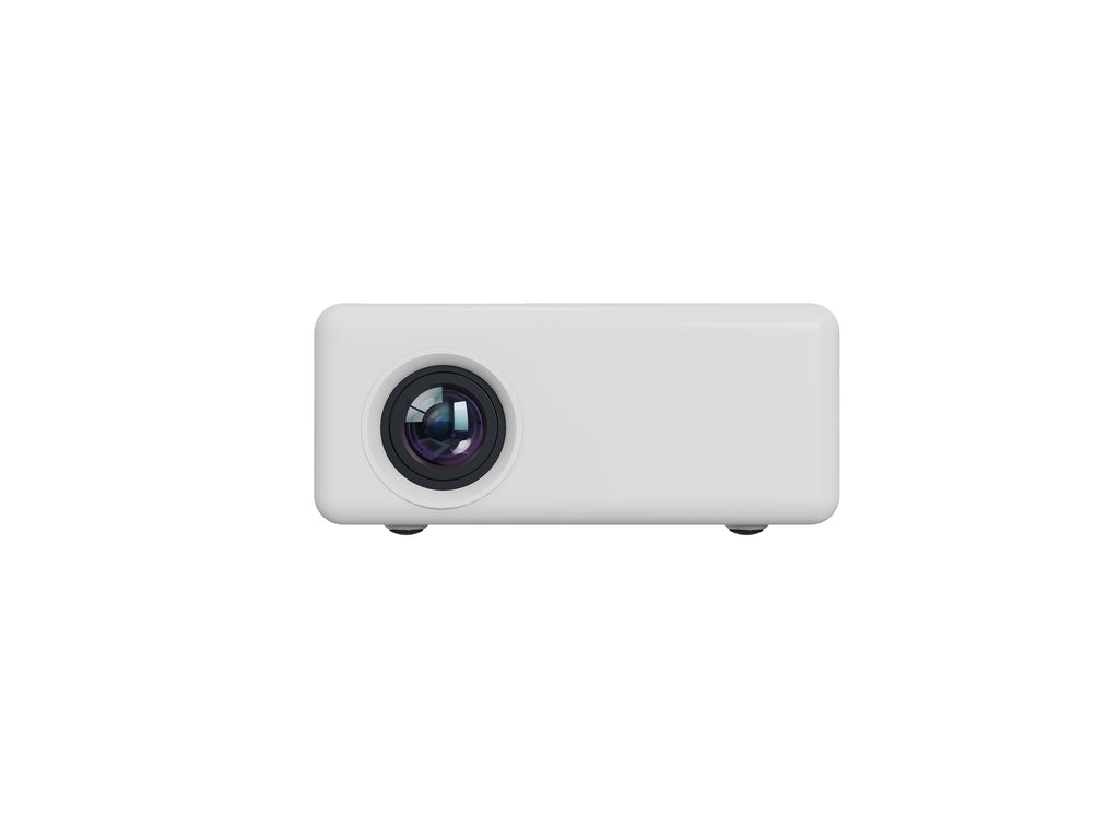 RCA, 2 in 1 Bluetooth® Home Theater Projector, With Projector Screen, White